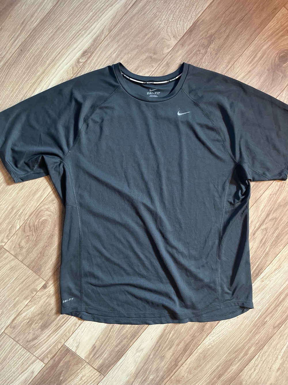 Nike Men’s Dri-FIT black running shirt